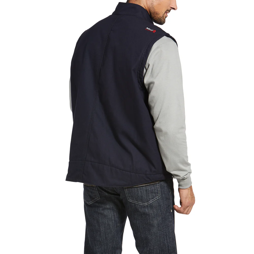 FR WORKHORSE INSULATED VEST - 410-Navy | Ariat 10032957 - Image 2