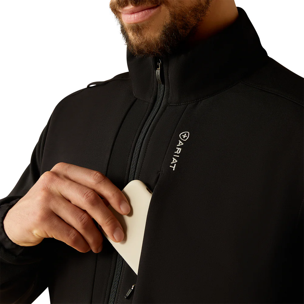 Galen Fleece Scrub Jacket - 001-Black | Ariat 10041876 - Image 3
