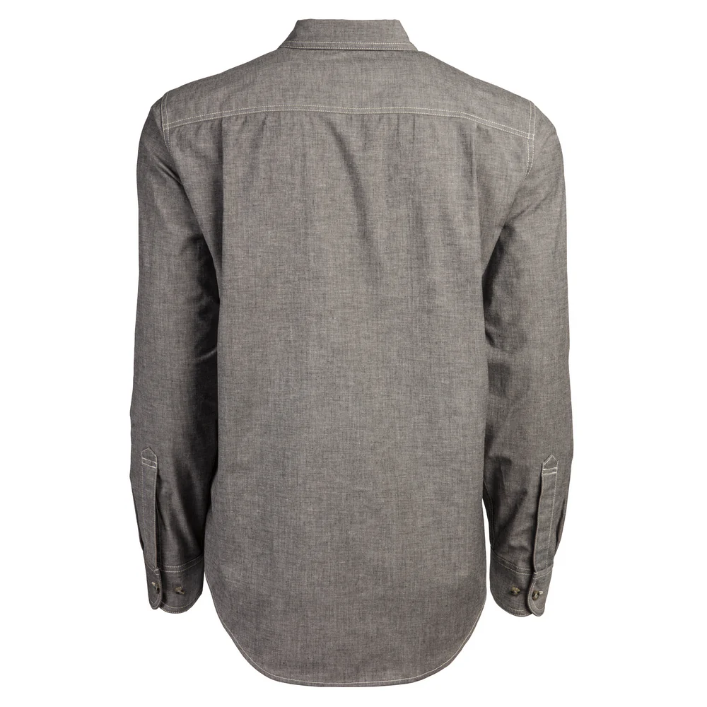 GRAFTON FLEX LONG SLEEVE CHAMBRAY SHIRT - F29-Carbon | Timberland PRO TB0A1V7F - Image 2