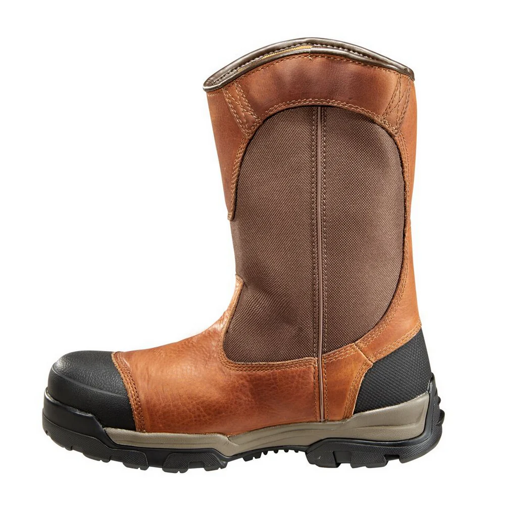 GROUND FORCE 10-INCH PULL-ON COMPOSITE TOE - TAN-Peanut Oil Tan Leather | Carhartt CME1355 - Image 3