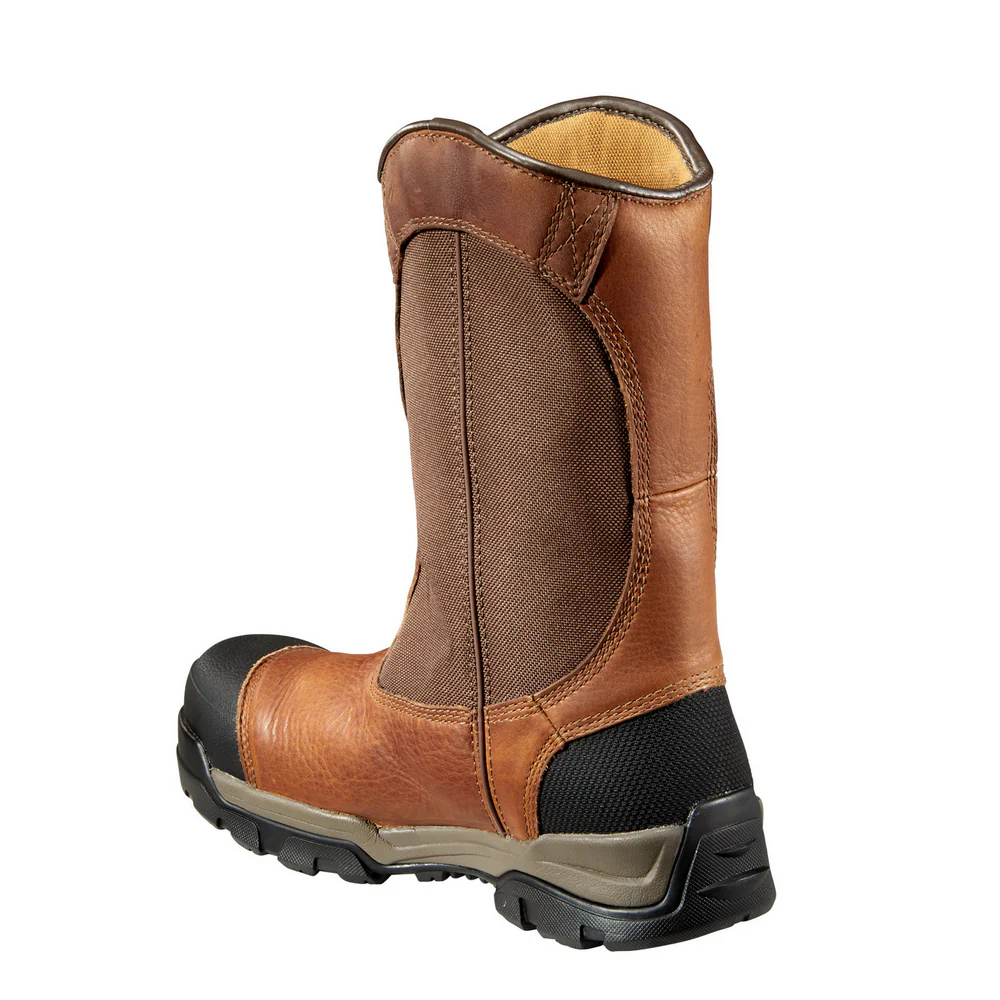 GROUND FORCE 10-INCH PULL-ON COMPOSITE TOE - TAN-Peanut Oil Tan Leather | Carhartt CME1355 - Image 4