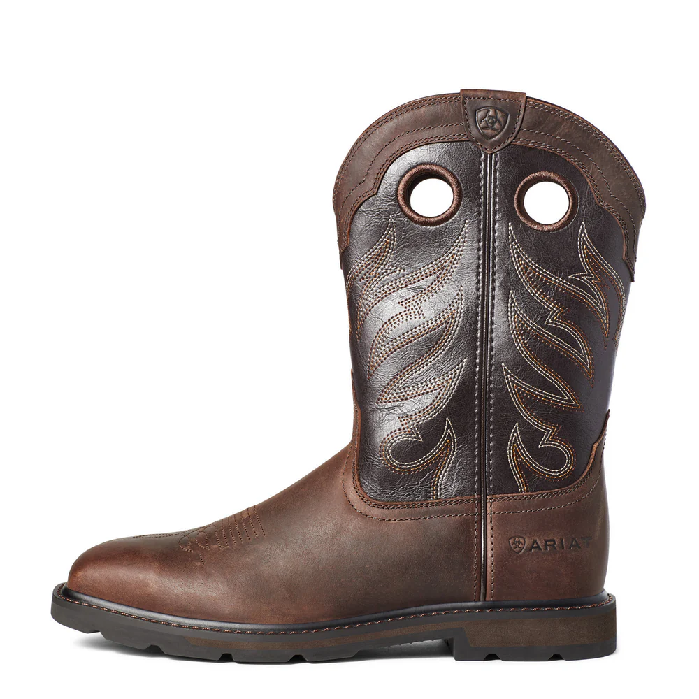 GROUNDWORK WIDE SQUARE TOE BOOT - 200-Brown | Ariat 10034718 - Image 2