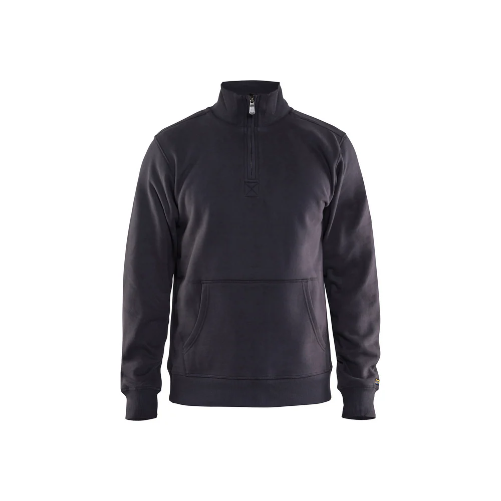 HALF ZIP SWEATSHIRT - 9700-Dark Grey | Blaklader 36551060