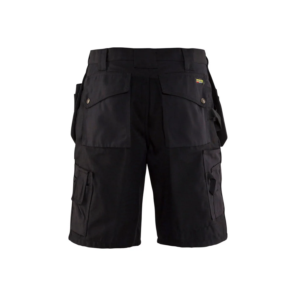 HEAVY WORKER SHORTS - 9900-Black | Blaklader 16401380 - Image 2