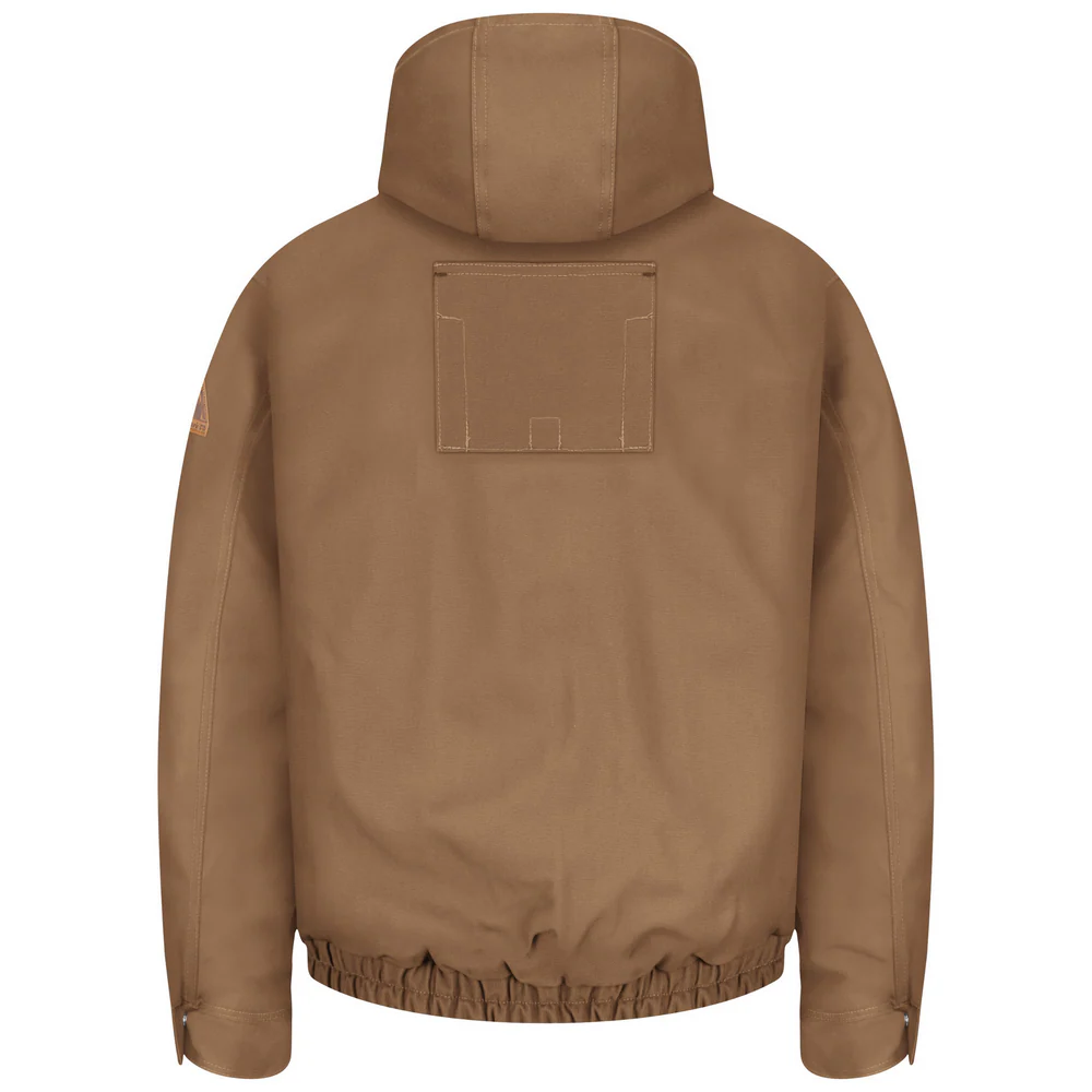 HEAVYWEIGHT BROWN DUCK FR HOODED JACKET - BD-Brown Duck | Bulwark JLH4 - Image 2