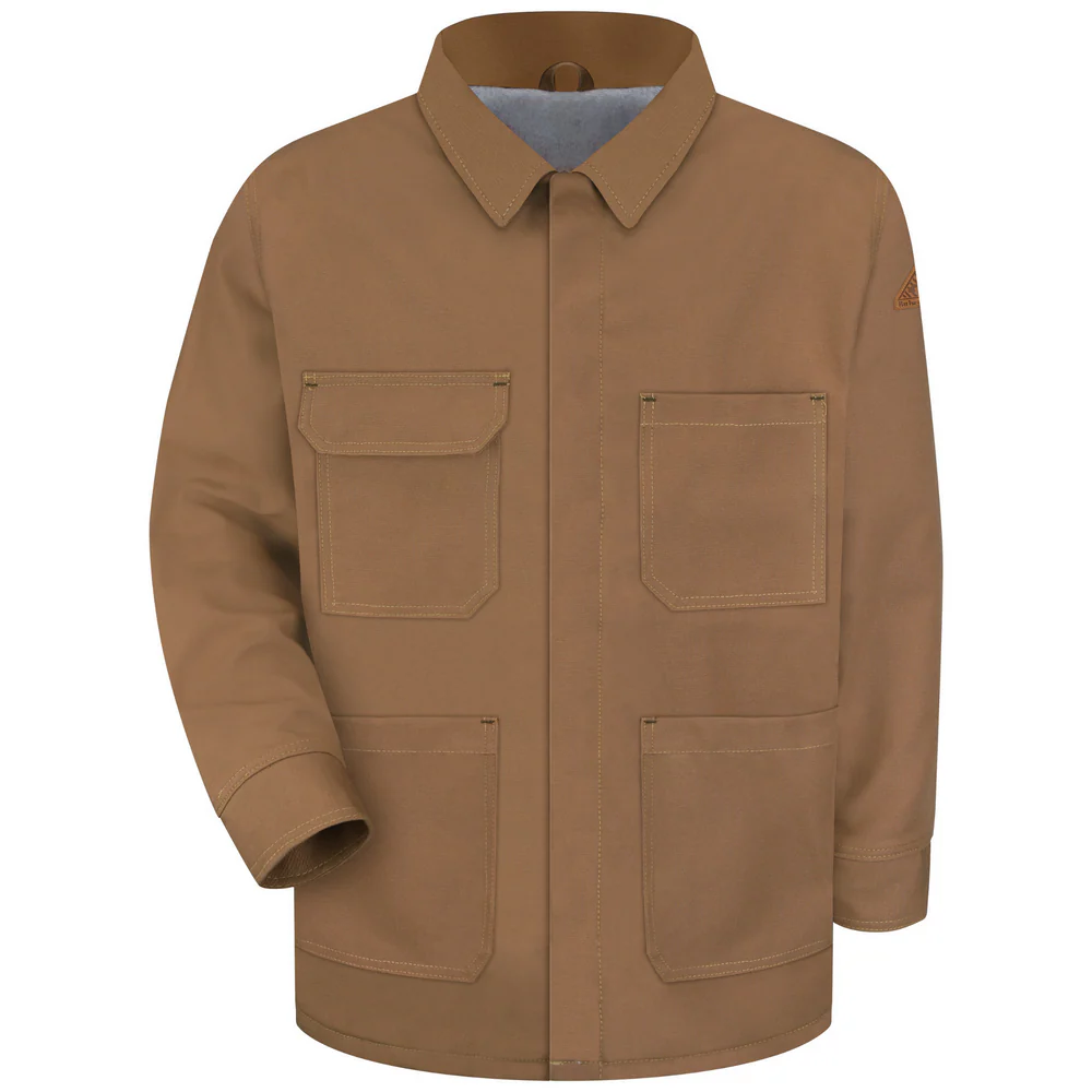 HEAVYWEIGHT BROWN DUCK FR LINEMAN'S COAT - BD-Brown Duck | Bulwark JLC4