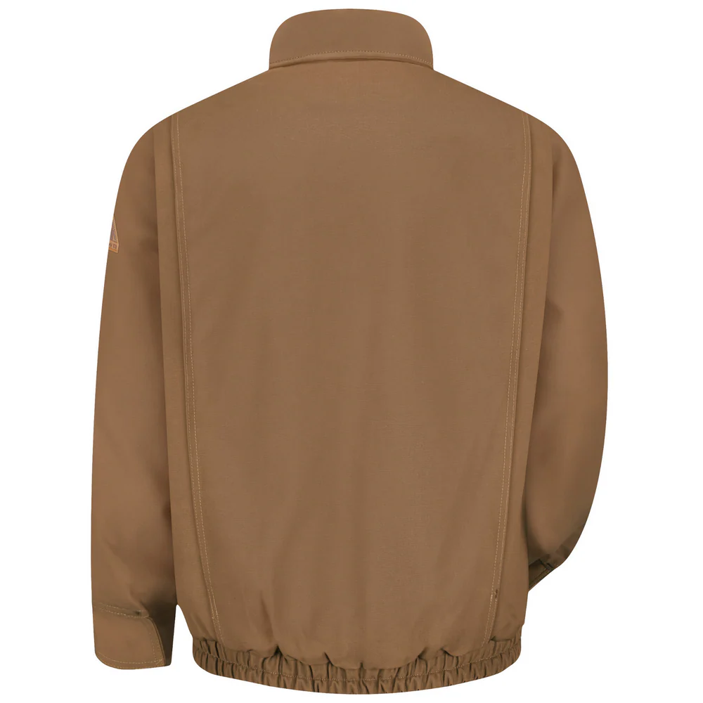 HEAVYWEIGHT FR LINED BROWN DUCK BOMBER - BD-Brown Duck | Bulwark JLB8 - Image 2