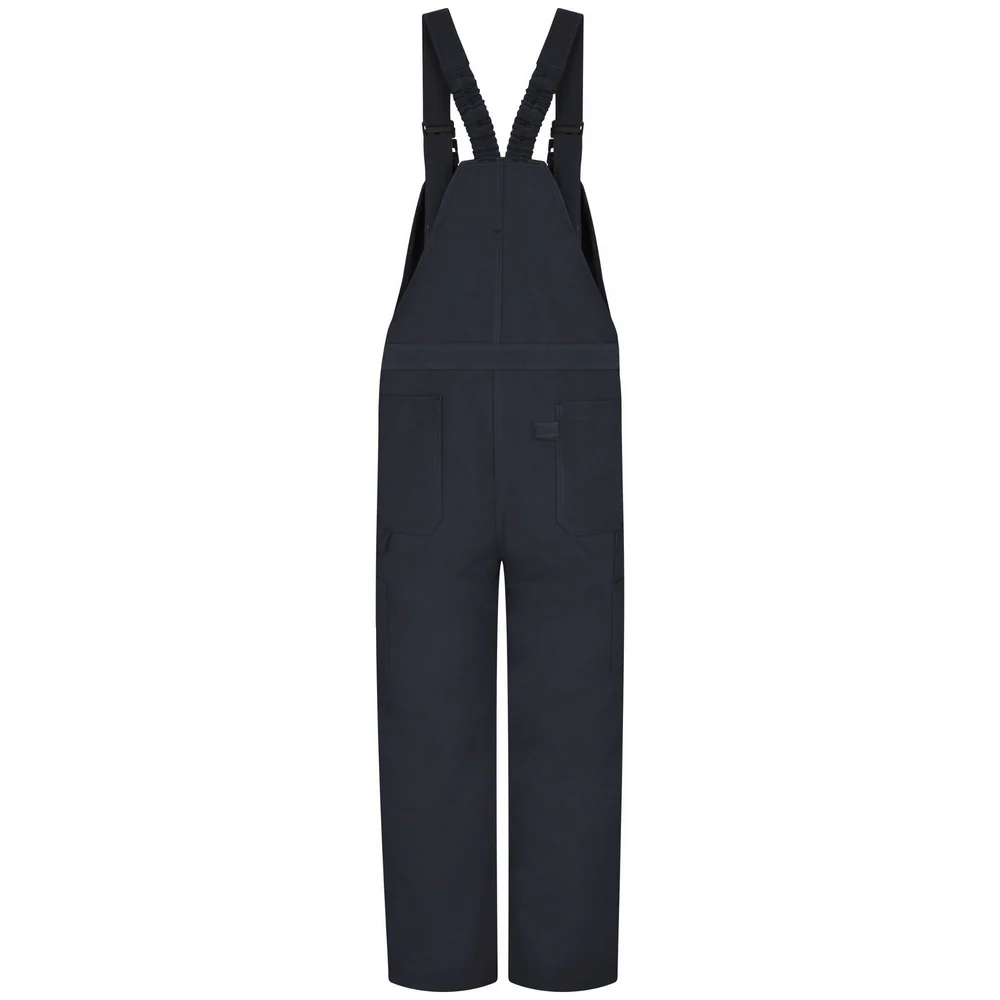 HEAVYWEIGHT UNLINED FR COMFORTOUCH BIB OVERALL - NV-Navy Duck | Bulwark BLF8 - Image 2