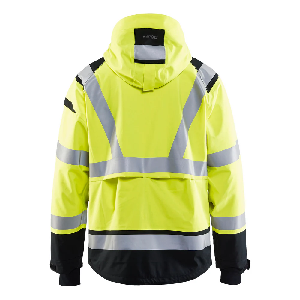 HI-VIS PREMIUM SHELL JACKET - 3399-Yellow Black | Blaklader 47871987 - Image 2