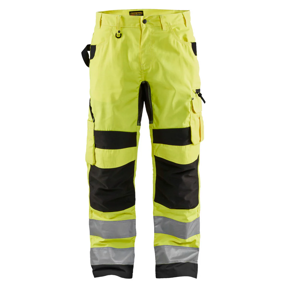 HI-VIS RIP STOP PANTS - 3399-Yellow Black | Blaklader 16991831