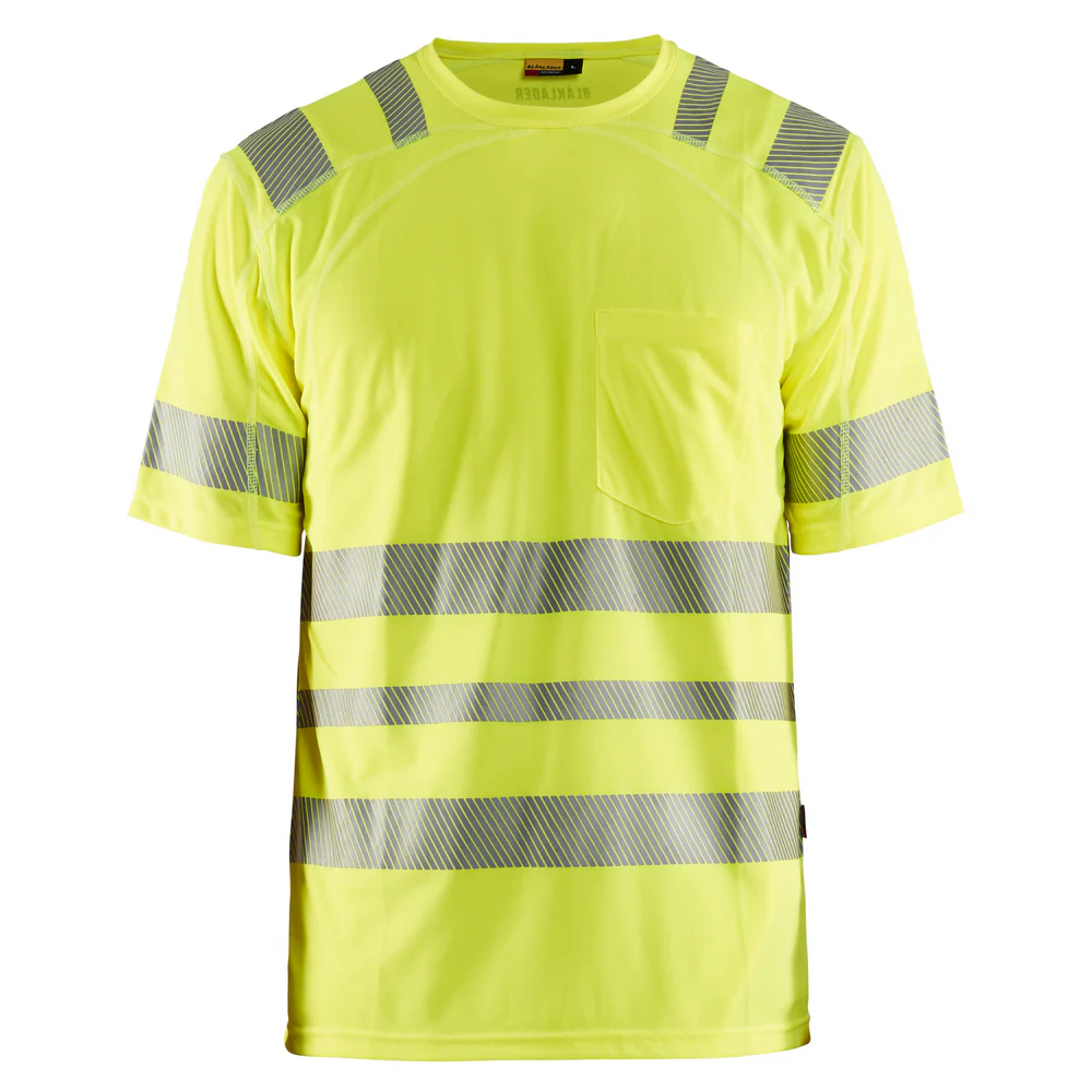 HI-VIS SHORT SLEEVE T-SHIRT - 3300-Hi-Vis Yellow | Blaklader 34901011
