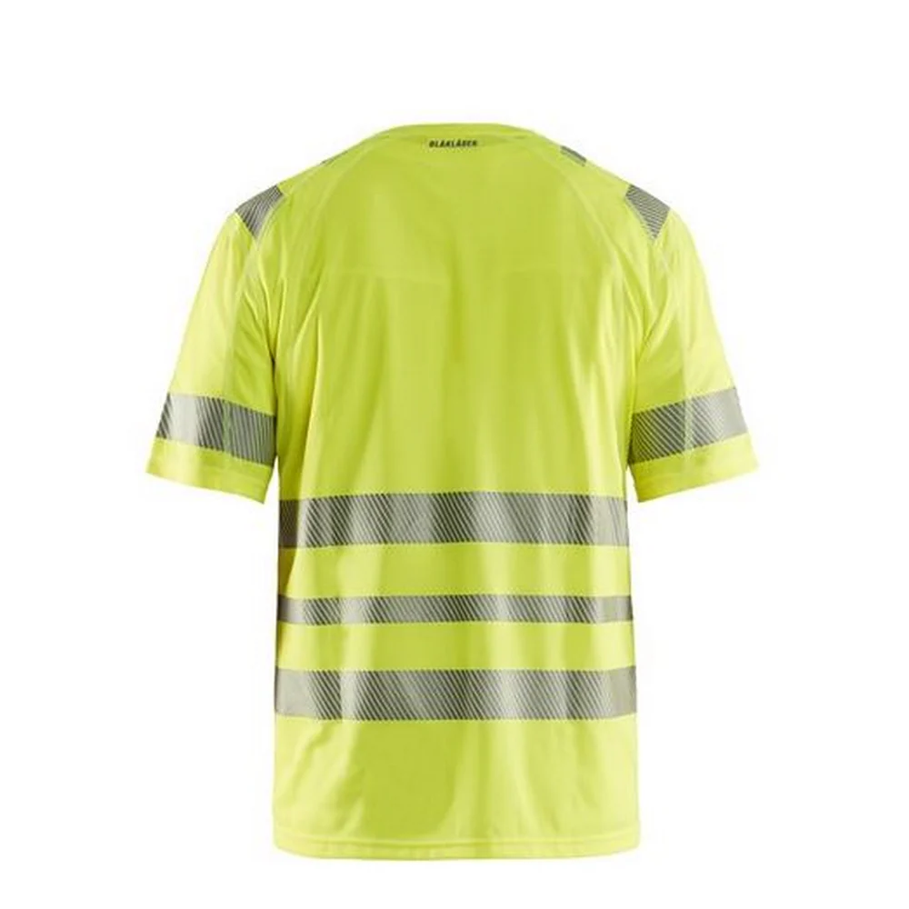 HI-VIS SHORT SLEEVE T-SHIRT - 3300-Hi-Vis Yellow | Blaklader 34901011 - Image 2