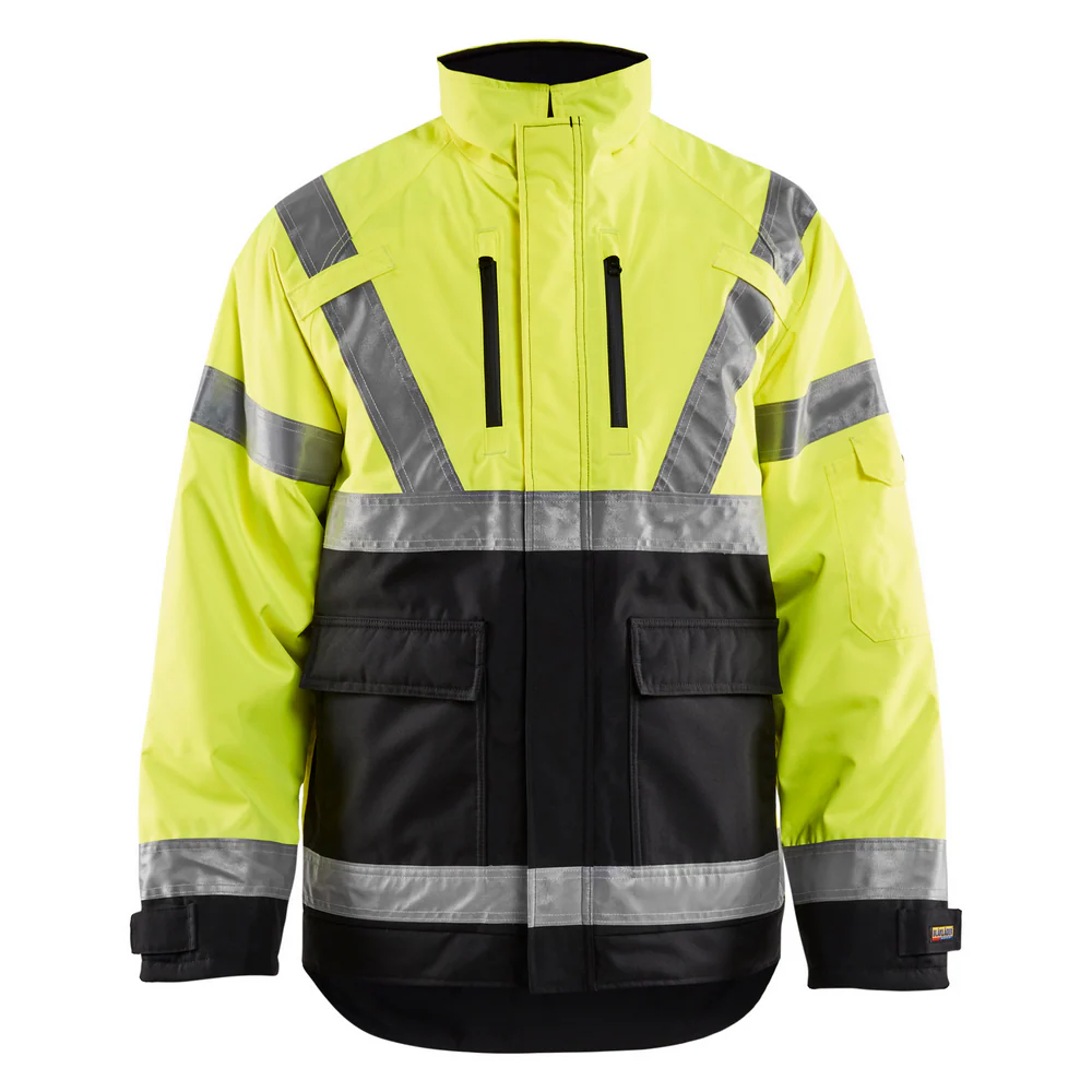 HI-VIS WINTER JACKET - 3399-Yellow Black | Blaklader 49271977