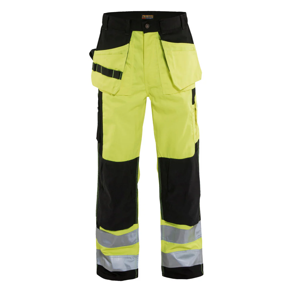 HI-VIS WORK PANTS - 3399-Yellow Black | Blaklader 16331860