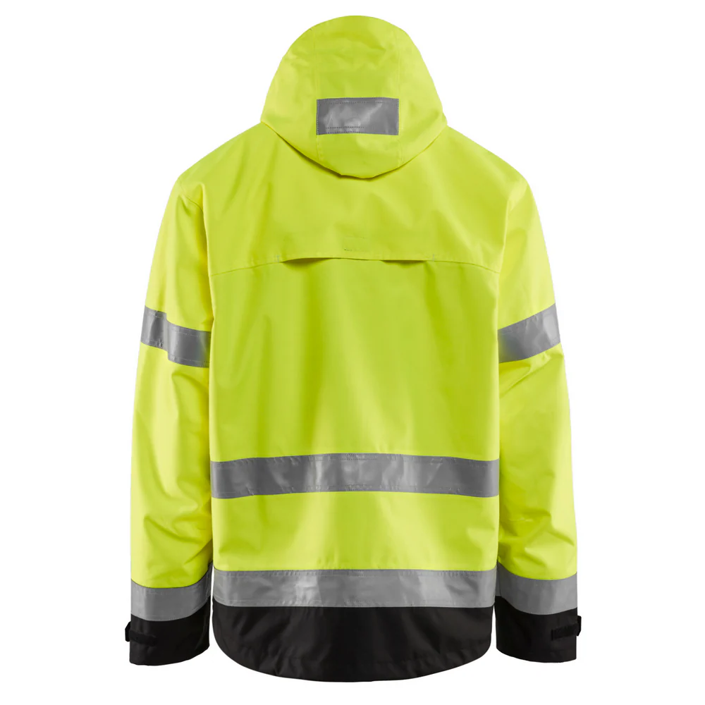 HIGH-VISIBILITY SHELL JACKET - 3399-Yellow Black | Blaklader 49371977 - Image 2
