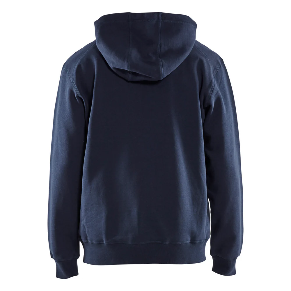 HOODED SWEATSHIRT WITH LOGO - 8600-Navy Blue | Blaklader 34471048 - Image 2