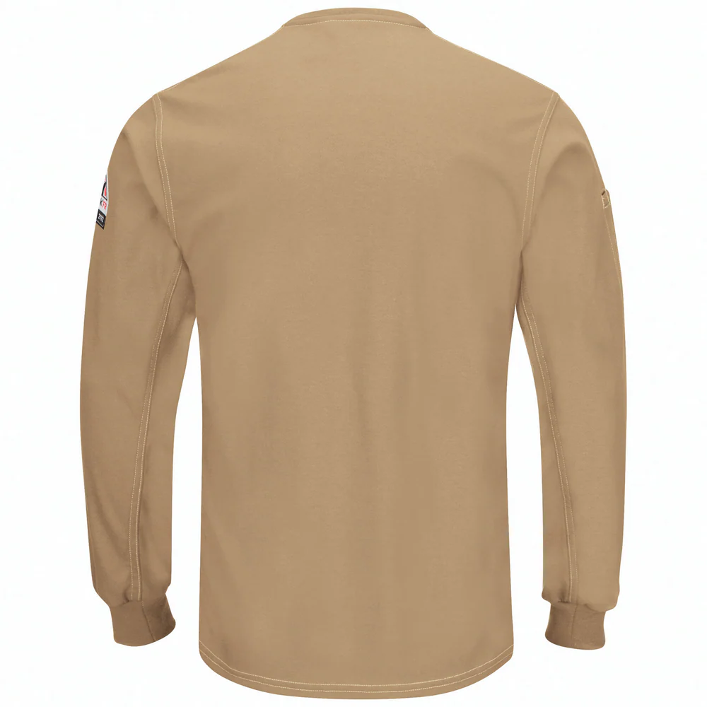 IQ SERIES COMFORT PLUS KNIT FR HENLEY - KH-Khaki | Bulwark QT40 - Image 2