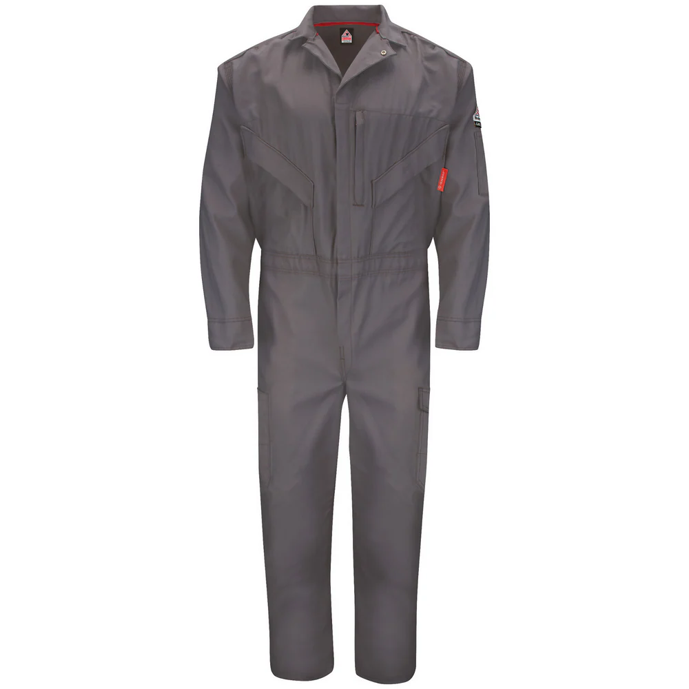 IQ SERIES ENDURANCE COLLECTION PREMIUM FR COVERALL - GY-Grey | Bulwark QC10
