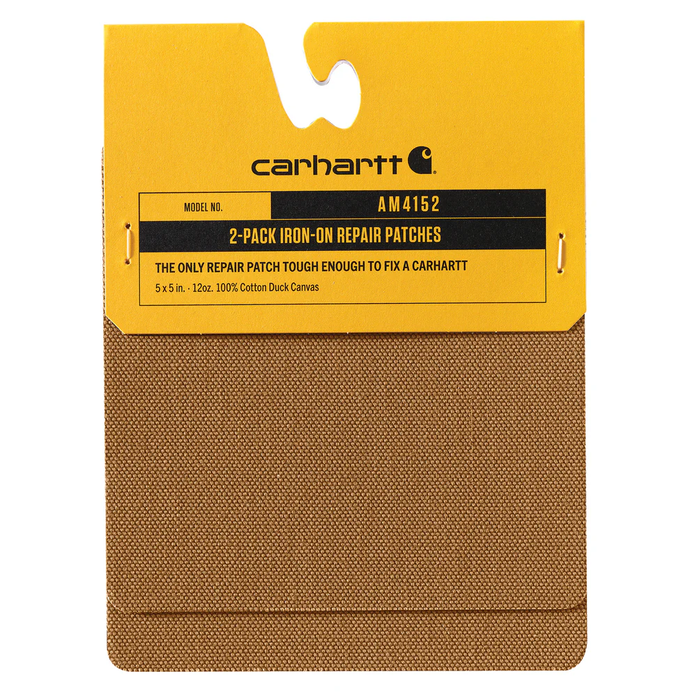 Iron On Repair Patch - 211-Carhartt Brown | Carhartt 104152 - Image 2