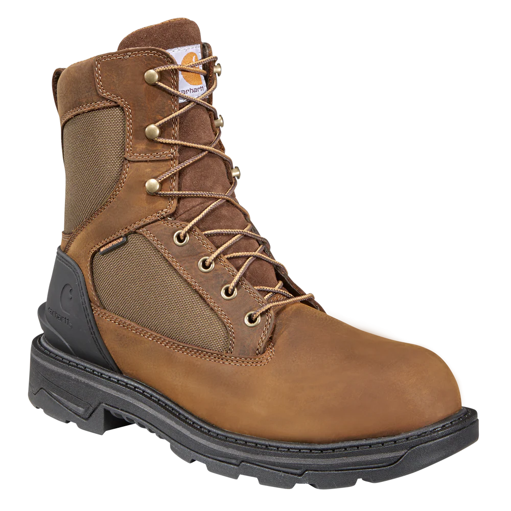 Ironwood 8" Waterproof Alloy Toe Work Boot - BRN-Brown | Carhartt FT8500-M - Image 2