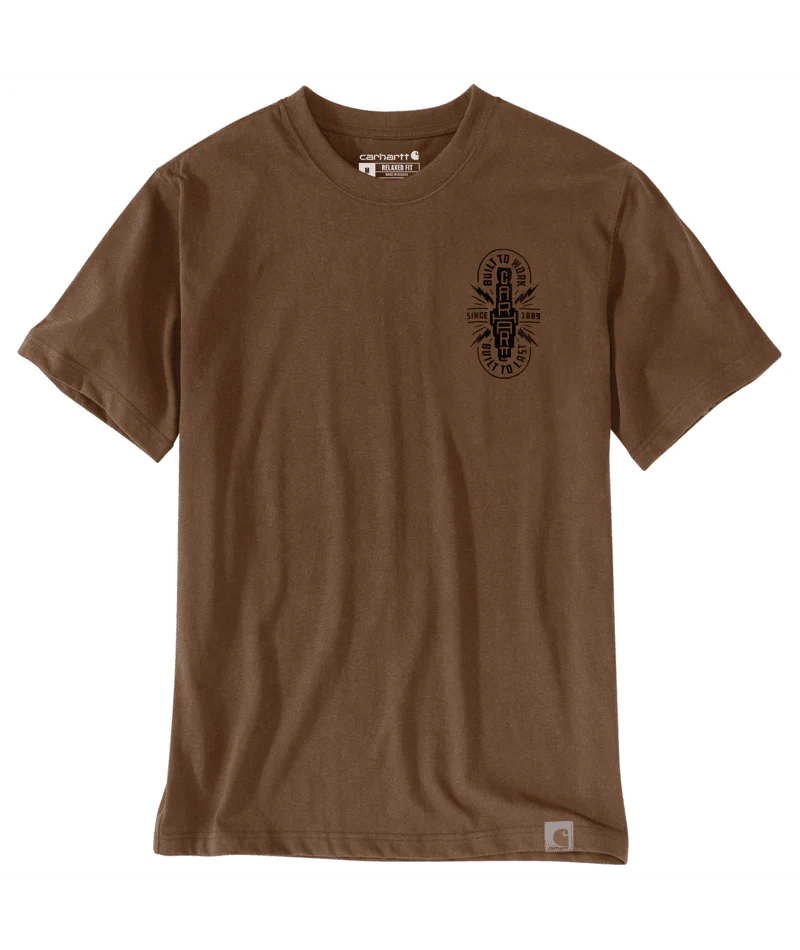 Irvine Relaxed Built T-Shirt - RC8-Red Duck Heather | Carhartt 107440