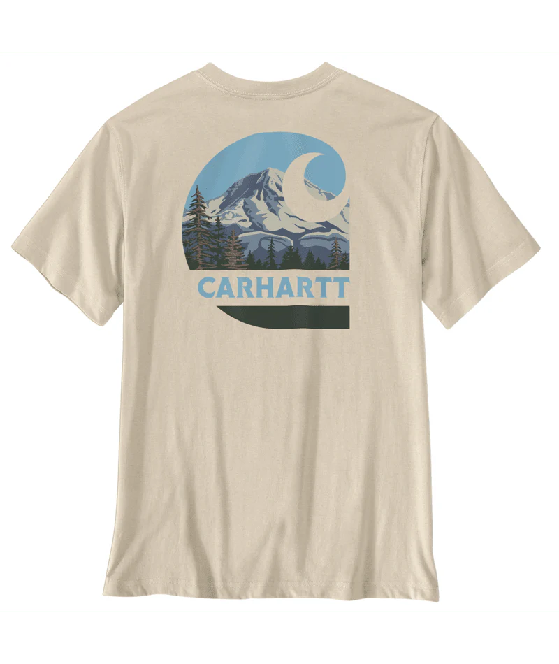 Irvine Relaxed Summit T-Shirt - A16-Oat Milk | Carhartt 107322