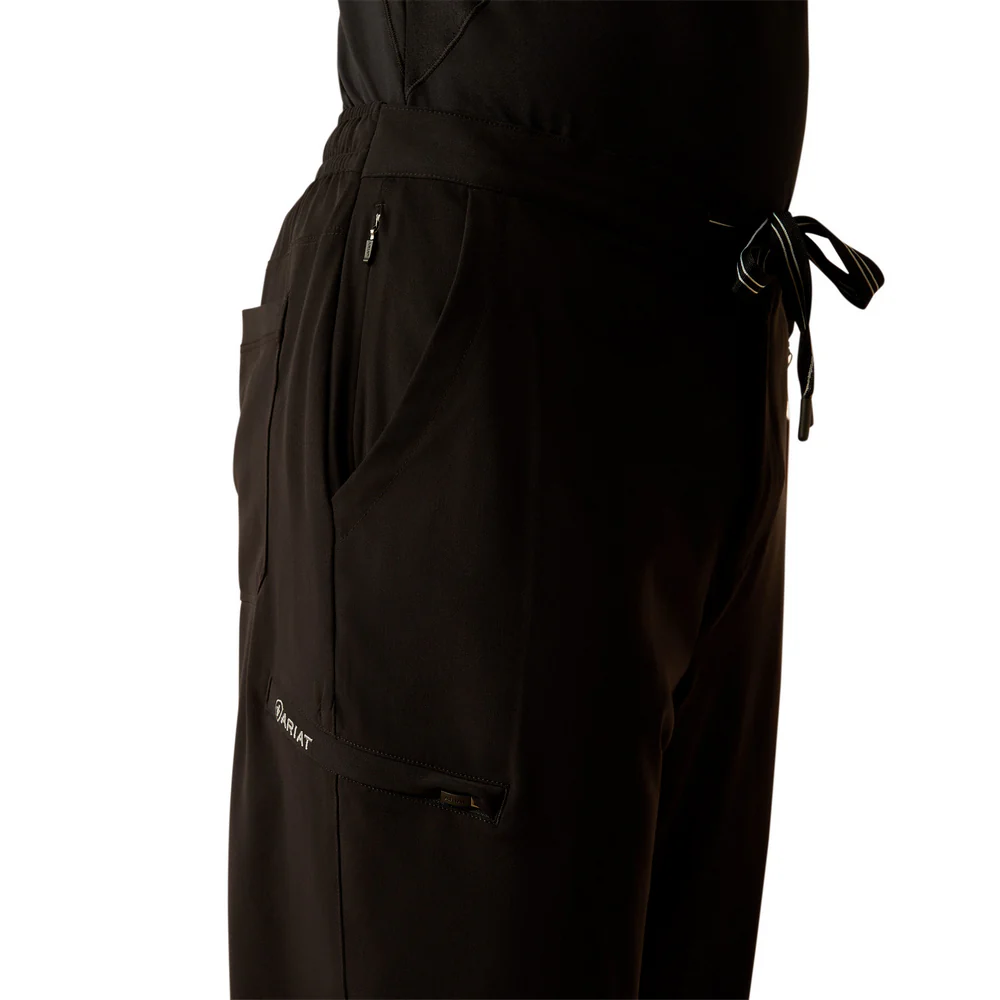 Jacobi Utility Stretch Scrub Pant - 001-Black | Ariat 10039712 - Image 4