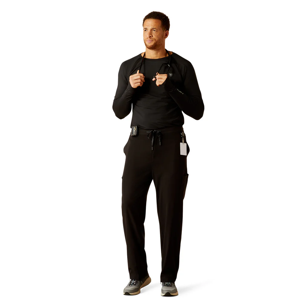 Jacobi Utility Stretch Scrub Pant - 001-Black | Ariat 10039712 - Image 9