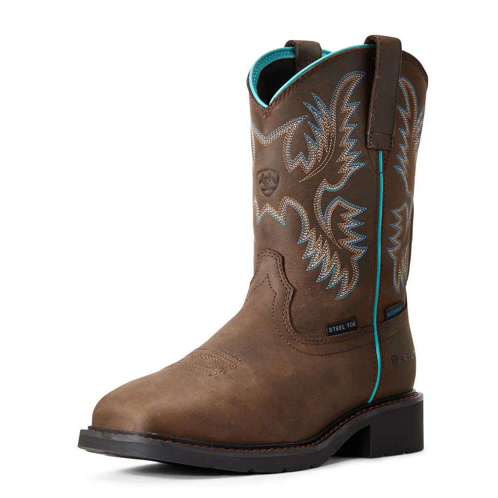 KRISTA H2O STEEL TOE BOOT - 200-Brown | Ariat 10029516