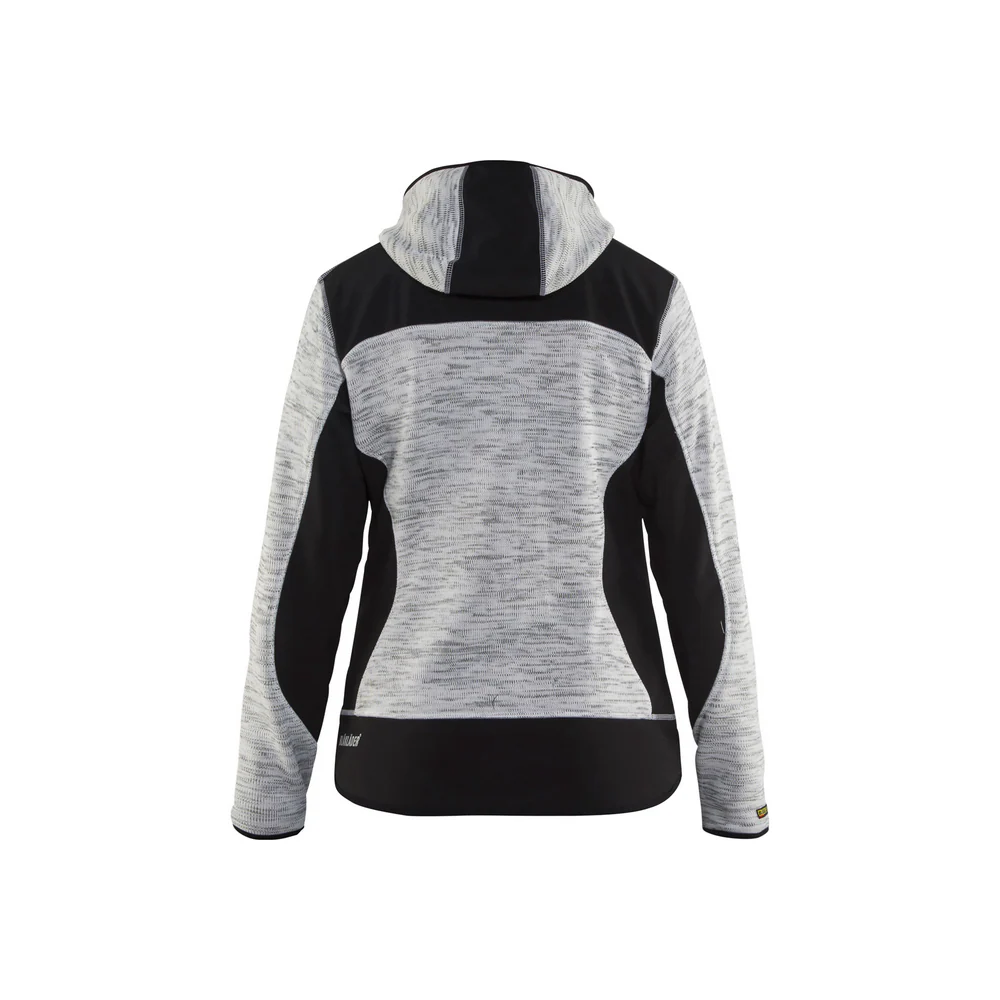 LADIES KNIT JACKET - 9099-Grey Melange | Blaklader 49312117 - Image 2