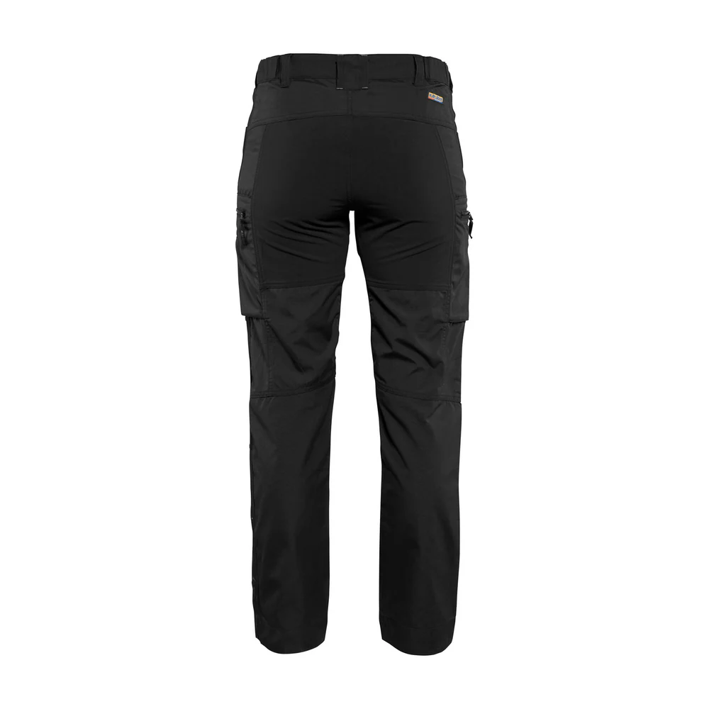 LADIES SERVICE STRETCH PANT - 9900-Black | Blaklader 71591845 - Image 2