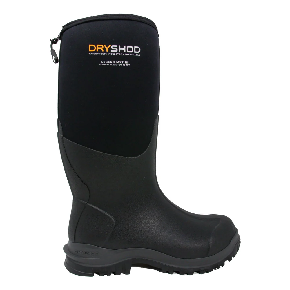 LEGEND MXT HI ADVENTURE BOOT - BK-Black & Neon | Dryshod LGXMHBK