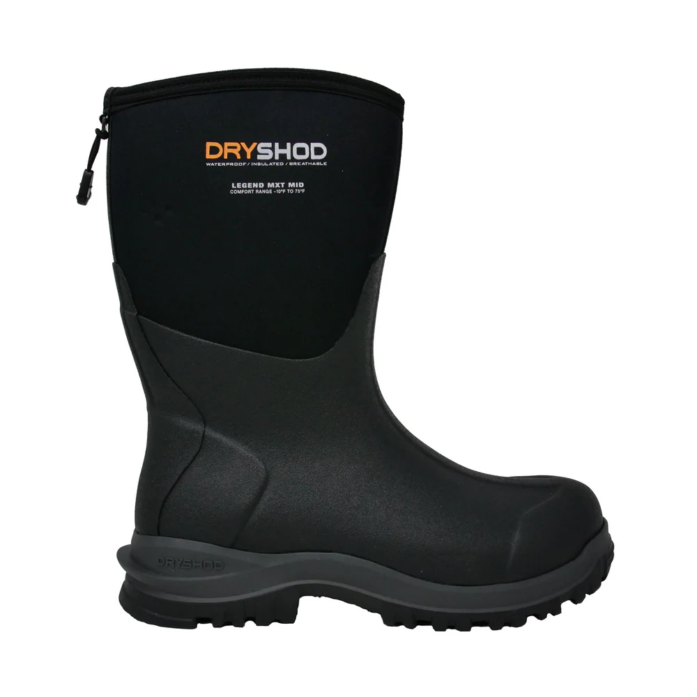 LEGEND MXT MID ADVENTURE BOOT - BK-Black & Neon | Dryshod LGXMMBK