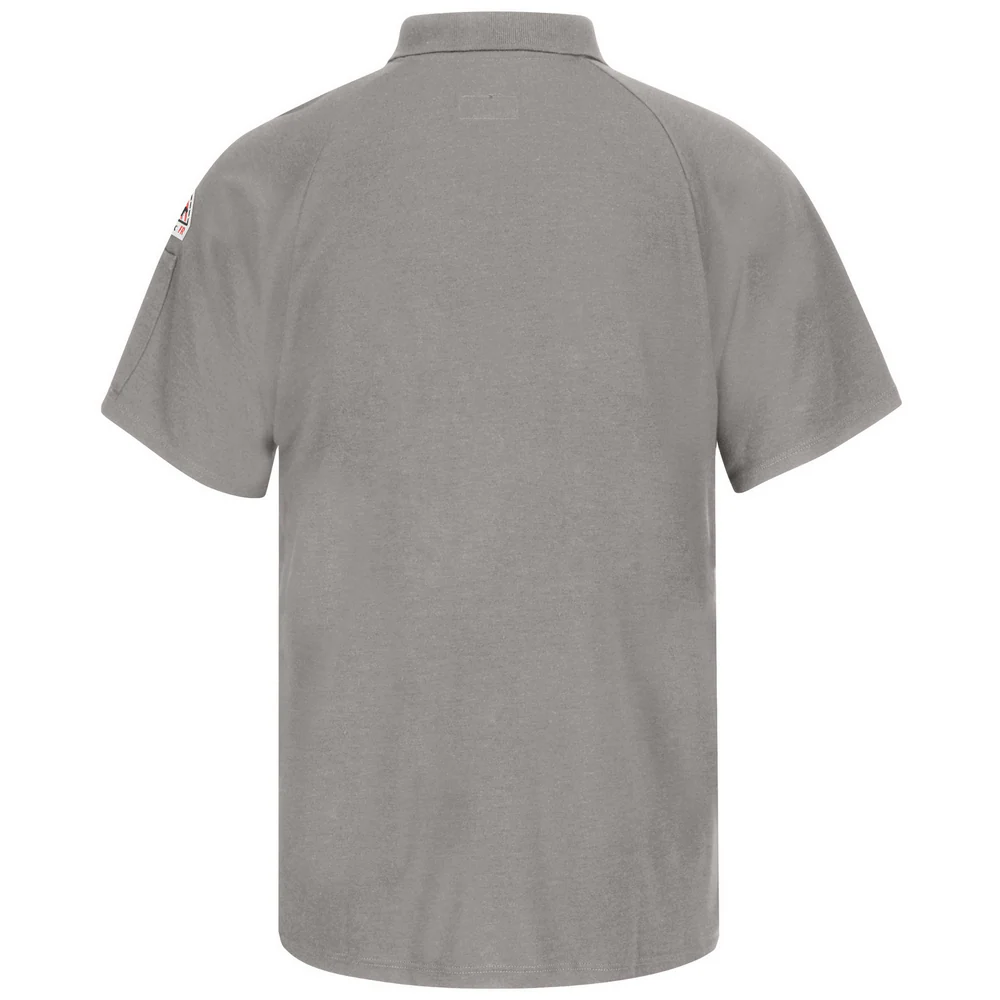 LIGHTWEIGHT CLASSIC FR SHORT SLEEVE POLO - GY-Grey | Bulwark SMP8 - Image 2