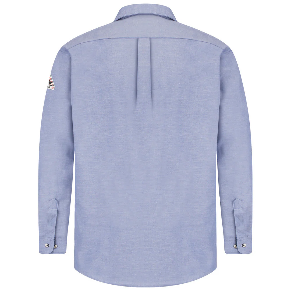 LIGHTWEIGHT FR 5.5OZ DRESS UNIFORM SHIRT - CY-Chambray | Bulwark SLU655 - Image 2