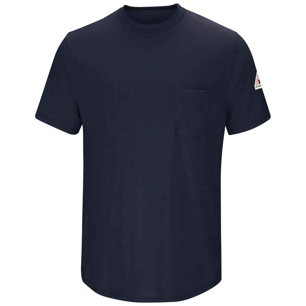 LIGHTWEIGHT FR SHORT SLEEVE T-SHIRT - NV-Navy | Bulwark SMT6