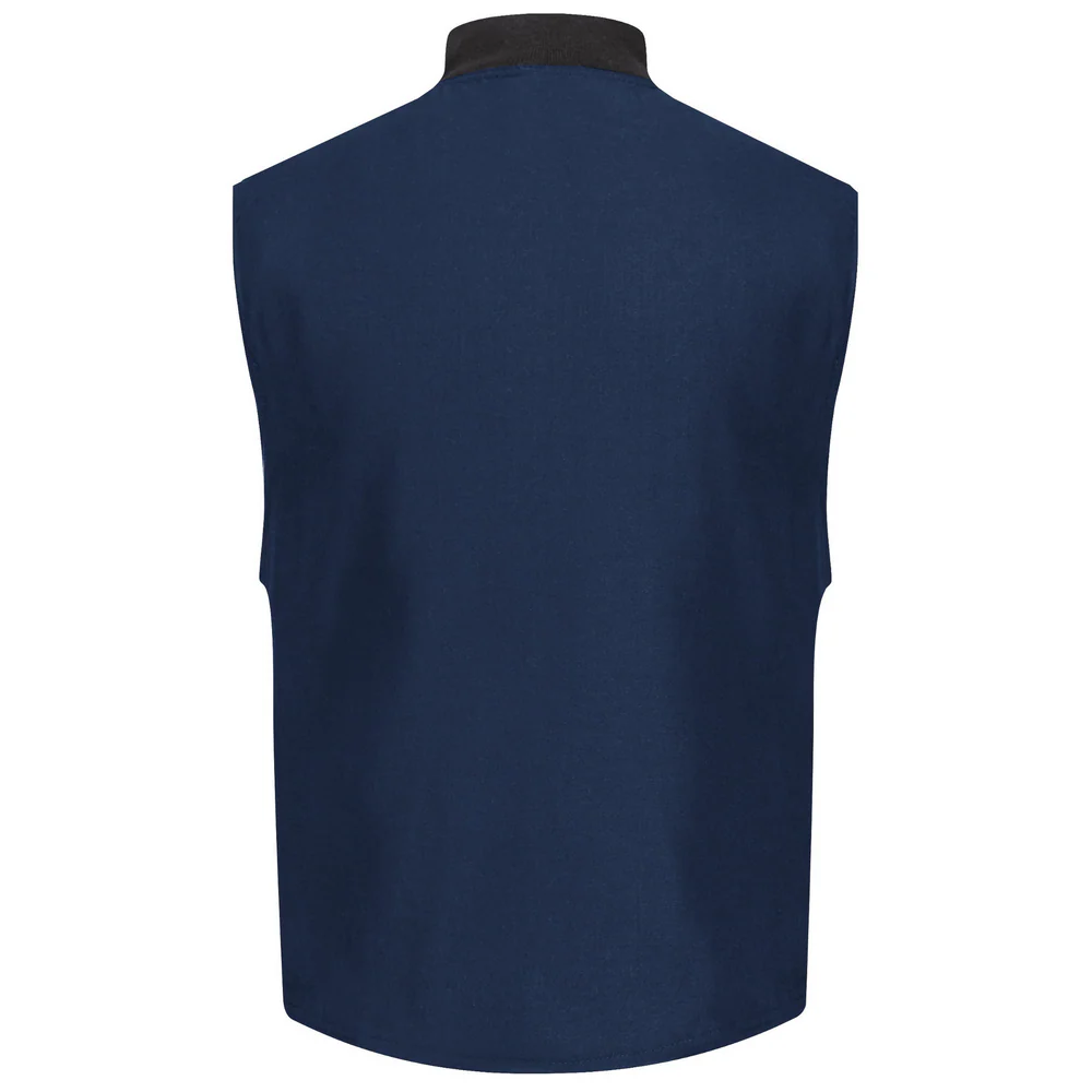LIGHTWEIGHT NOMEX FR VEST JACKET LINER - NV-Navy | Bulwark LNS2 - Image 2