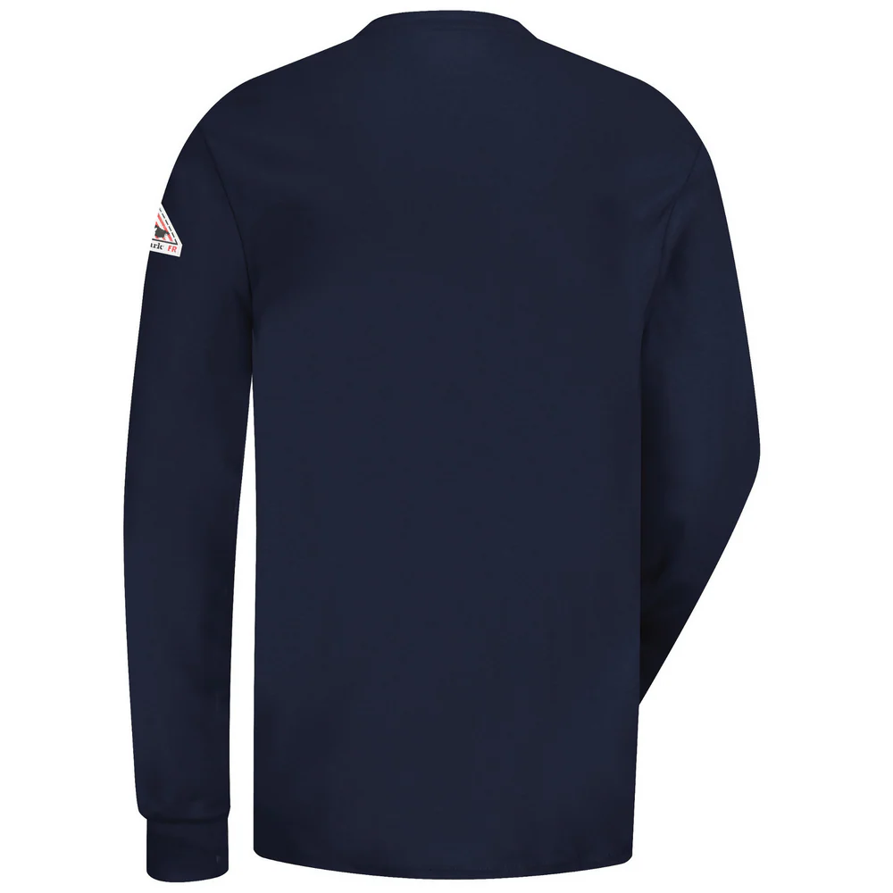 LONG SLEEVE FR LIGHTWEIGHT HENLEY - NV-Navy | Bulwark SEL2 - Image 2