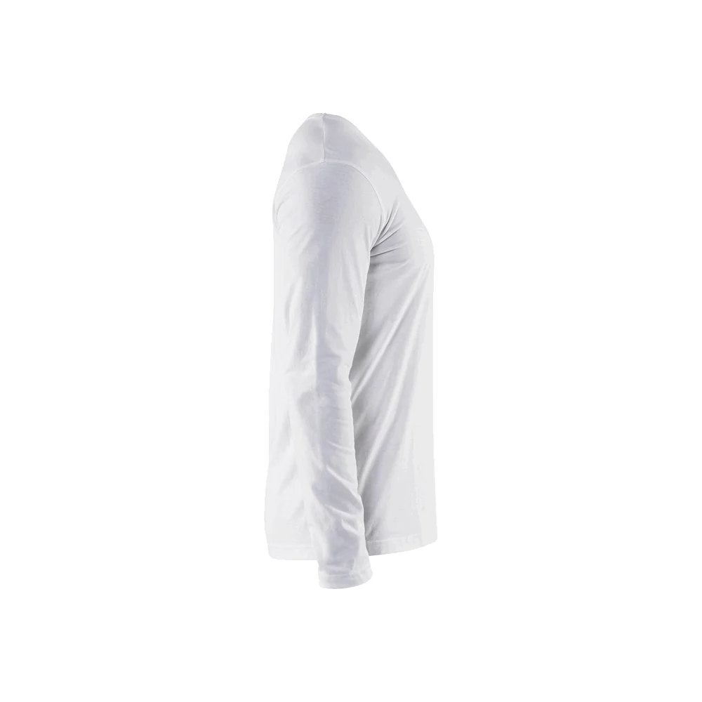 Long Sleeve T-Shirt - 1000-White | Blaklader 35591042 - Image 3