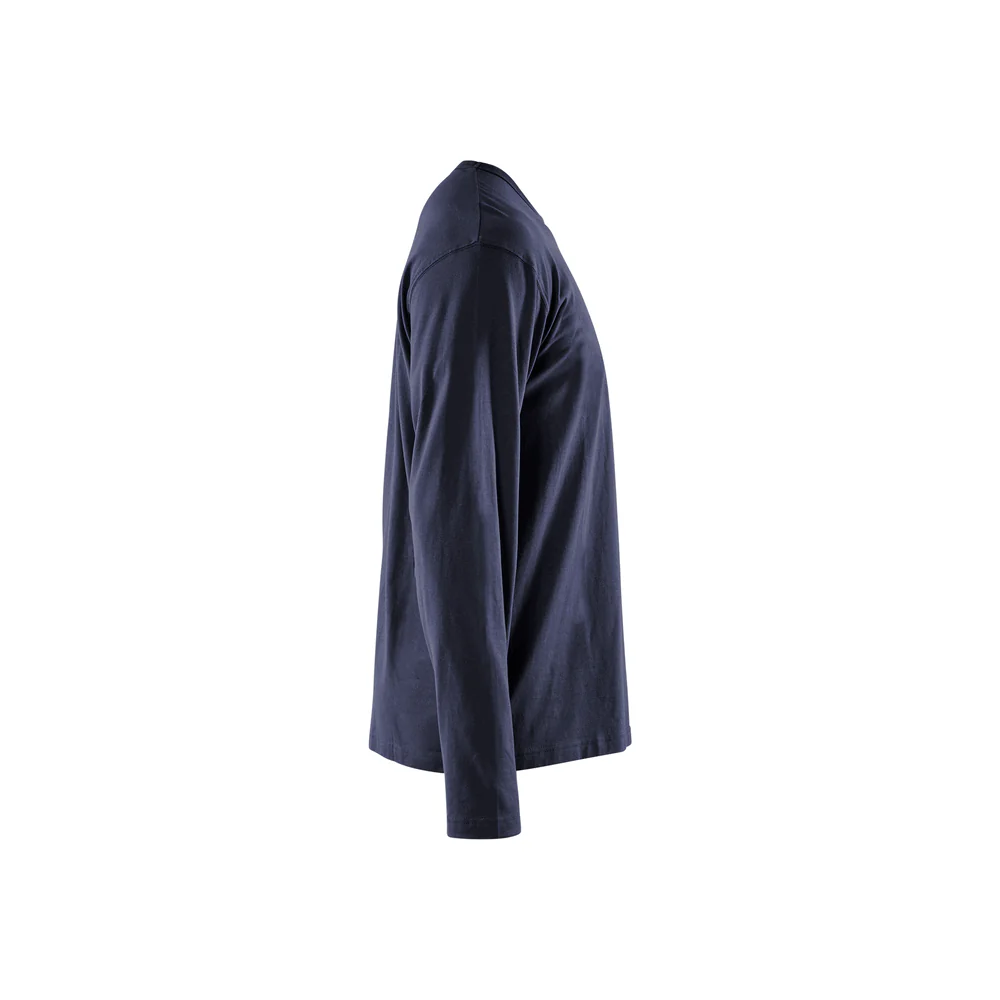 Long Sleeve T-Shirt - 8600-Dark Navy Blue | Blaklader 35591042 - Image 3