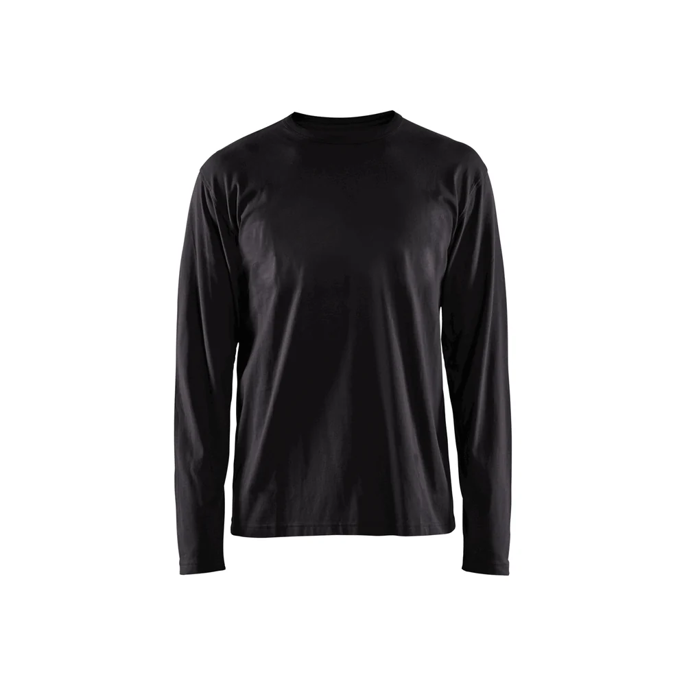 Long Sleeve T-Shirt - 9900-Black | Blaklader 35591042 - Image 2
