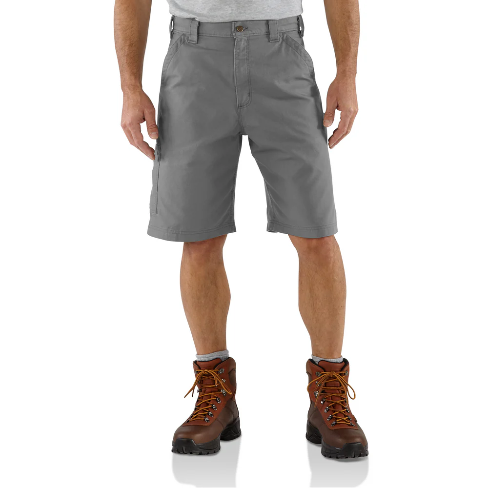 Loose Fit Canvas Utility Work Short - STL-Steel | Carhartt B147 - Image 2
