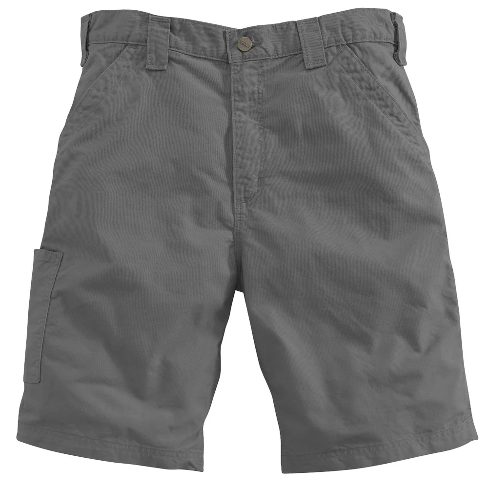 Loose Fit Canvas Utility Work Short - STL-Steel | Carhartt B147 - Image 3