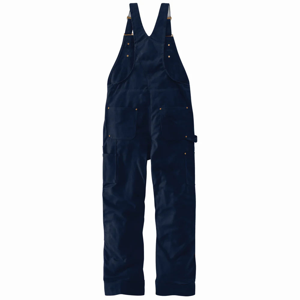 LOOSE FIT FIRM DUCK INSULATED BIB OVERALL - DNY-Dark Navy | Carhartt 104393 - Image 2