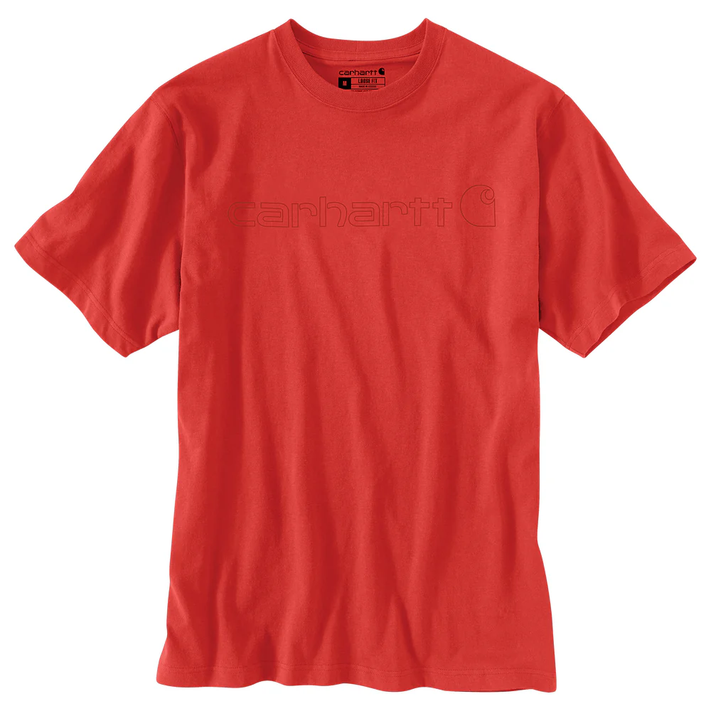Loose Fit Heavyweight Short-Sleeve Logo Graphic T-Shirt - RB9-Roasted Tomato | Carhartt K195