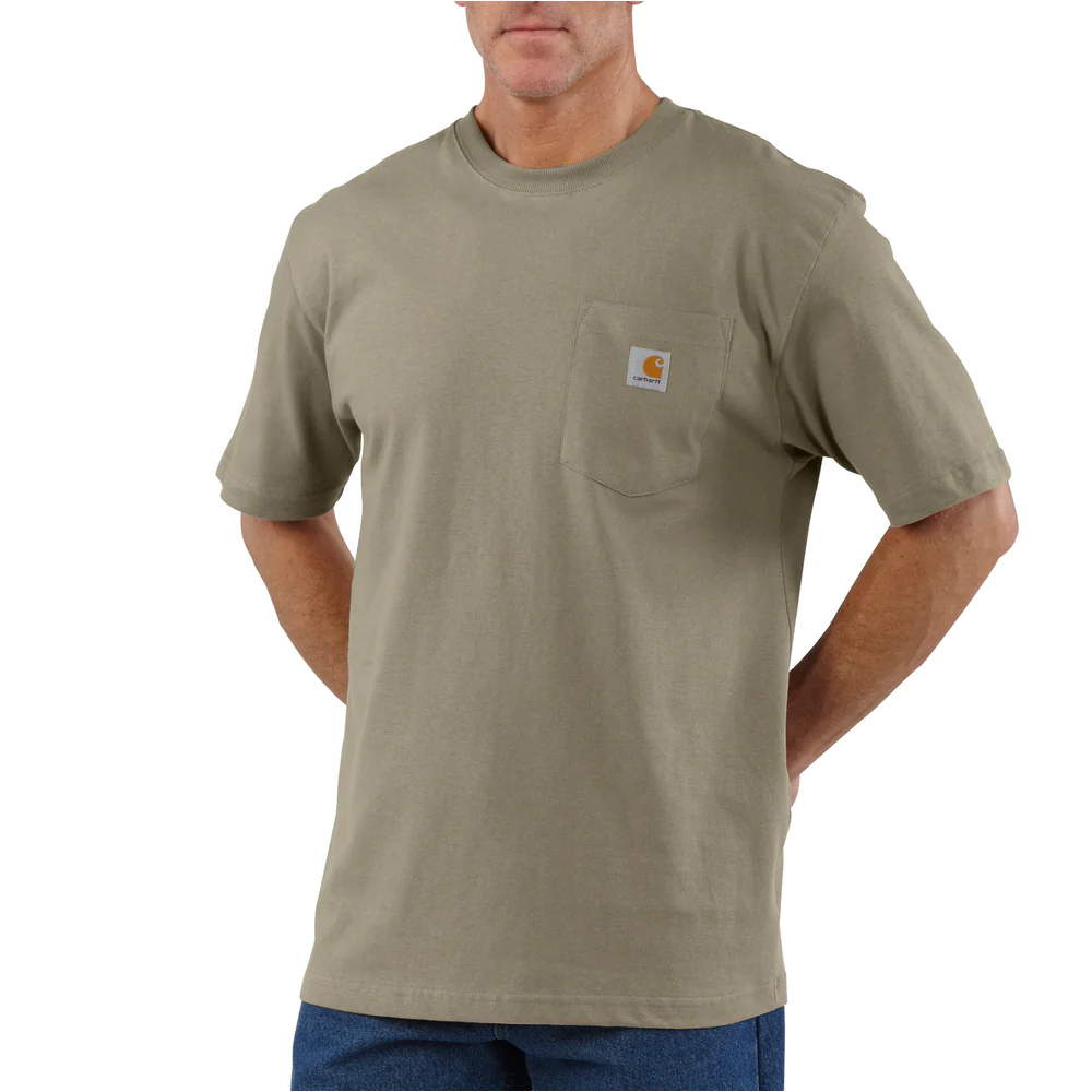 Loose Fit Heavyweight Short-Sleeve Pocket T-Shirt - DES-Desert | Carhartt K87 - Image 2