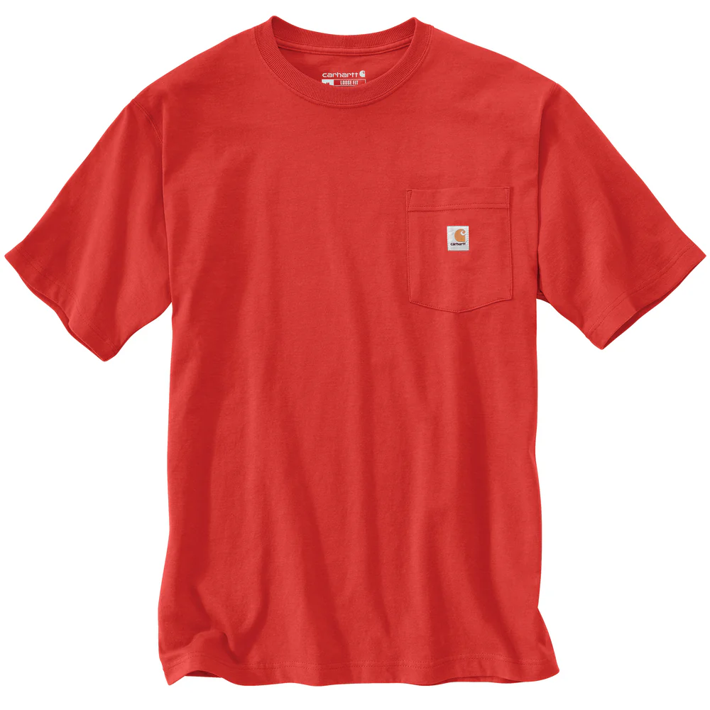 Loose Fit Heavyweight Short-Sleeve Pocket T-Shirt - RB9-Roasted Tomato | Carhartt K87