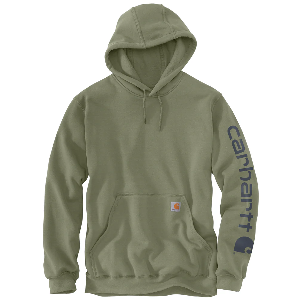 Loose Fit Midweight Logo Sleeve Graphic Sweatshirt - DOV-Dusty Olive | Carhartt K288