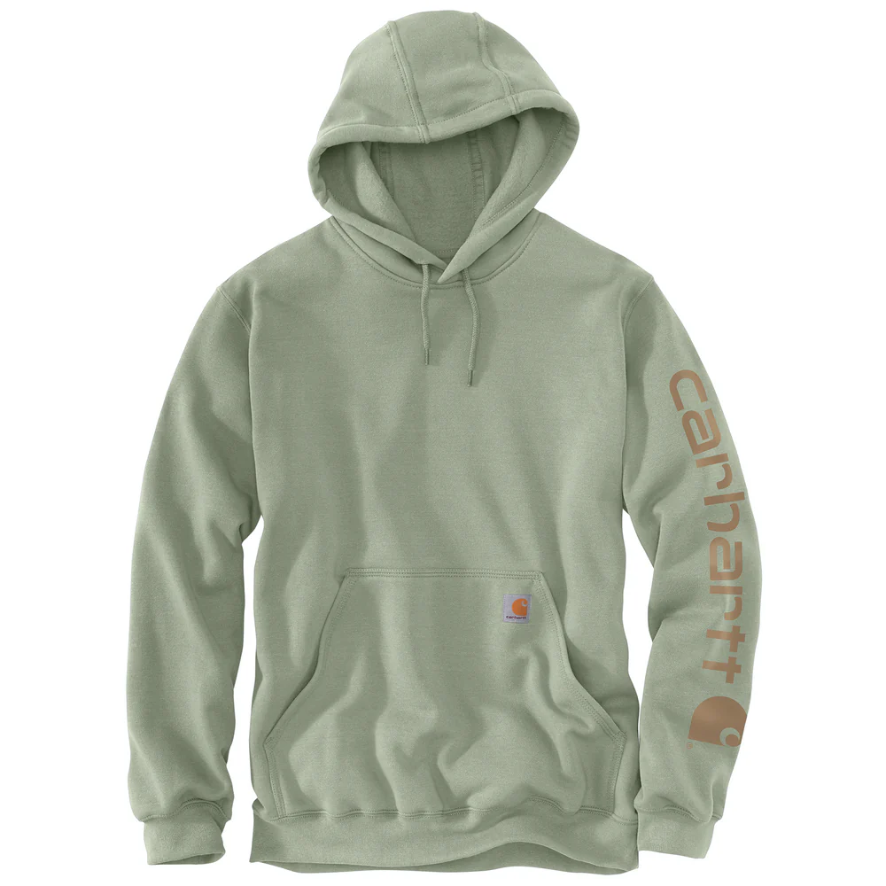 Loose Fit Midweight Logo Sleeve Graphic Sweatshirt - GI7-Sage | Carhartt K288 - Image 4