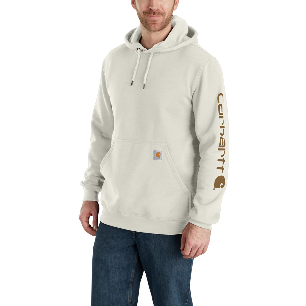 Loose Fit Midweight Logo Sleeve Graphic Sweatshirt - W03-Malt | Carhartt K288 - Image 2